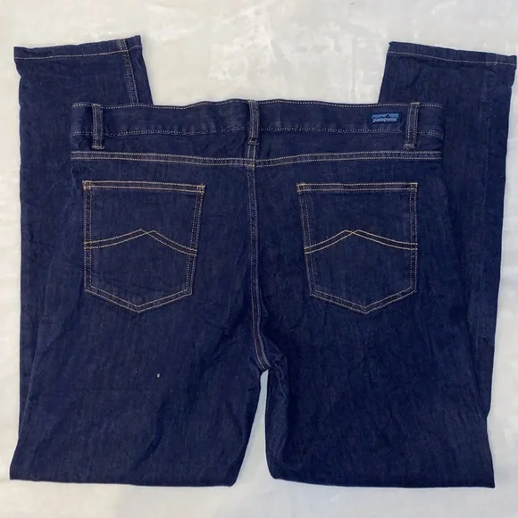 Patagonia Women’s Blue Jeans, 98% Organic Cotton size 32 Slim - Picture 3 of 13